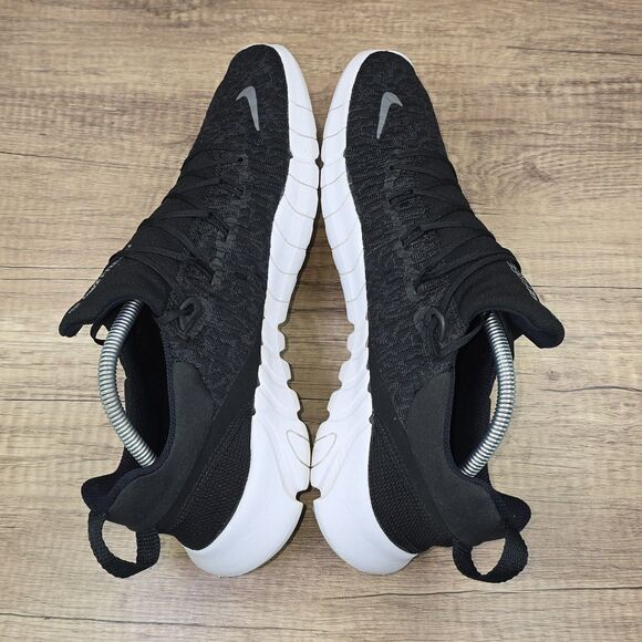 Nike Free RN 5.0 Next Nature Men's Sz 10.5 Black White Running Shoes (CZ1884-001 - Picture 6 of 9